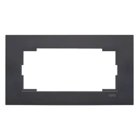 Artline 92192319 Novella Eloxal Siyah İkili Sıvaaltı Çerçeve - 1