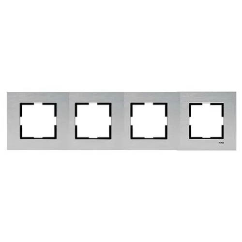 Artline 92192324 Novella Eloxal Gümüş Dörtlü Çerçeve - 1