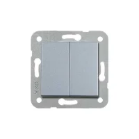 Artline 92605002 Novella/Trenda Gümüş Komütatör Düğme - 1