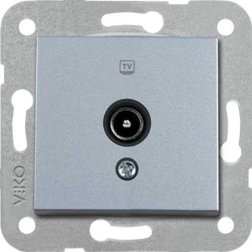 Artline 92605010 Novella/Trenda Gümüş Tv Priz Kapak (Mekanizma Hariç) - 1