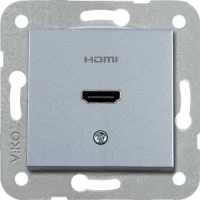 Artline 92605011 Novella/Trenda Gümüş Hdmı Konnektör Kapak (Mekanizma Hariç) - 1