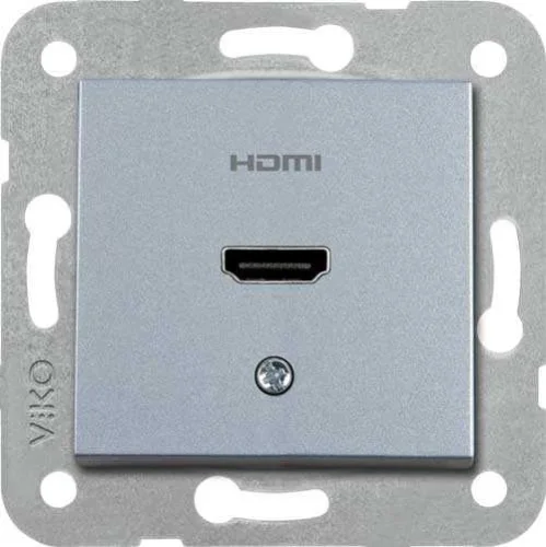 Artline 92605011 Novella/Trenda Gümüş Hdmı Konnektör Kapak (Mekanizma Hariç) - 1