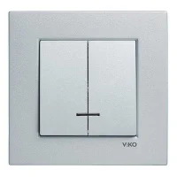 Artline 92605050 Novella/Trenda Gümüş Işk Komütatör Düğme - 1