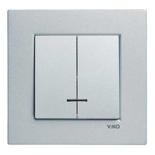 Artline 92605050 Novella/Trenda Gümüş Işk Komütatör Düğme - 1