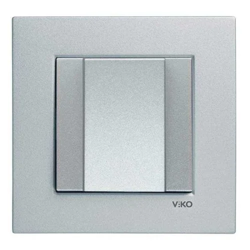 Artline 92605077 Novella/Trenda Gümüş Kablo Çıkış Kap Kapak (Mekanizma Hariç) - 1