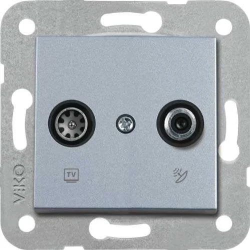 Artline 92605085 Novella/Trenda Gümüş Tv-Sat Kapak (Mekanizma Hariç) - 1