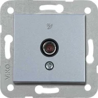 Artline 92605097 Novella/Trenda Gümüş F Konnektör Uydu Prizi Kapak (Mekanizma Hariç) - 1