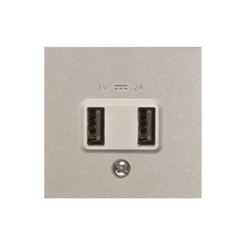 Artline 92605109 Novella/Trenda Saten Usb Priz Kapak 5V-2A (Mekanizma Hariç) - 1