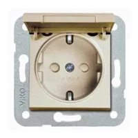 Artline 92605112 Novella/Trenda Saten Kap Topraklı Priz Çocuk Korumalı Kapak (Mekanizma Hariç) - 1