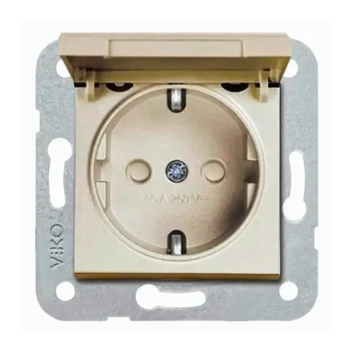 Artline 92605112 Novella/Trenda Saten Kap Topraklı Priz Çocuk Korumalı Kapak (Mekanizma Hariç) - 1