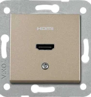 Artline 92605211 Novella/Trenda Bronz Hdmı Konnektör Kapak (Mekanizma Hariç) - 1