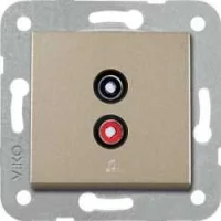 Artline 92605237 Novella/Trenda Bronz Müzik Yayın Prizi Kapak (Mekanizma Hariç) - 1