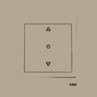 Artline 92605272 Novella/Trenda Bronz Tek Düğmeli Jaluzi Düğme - 1