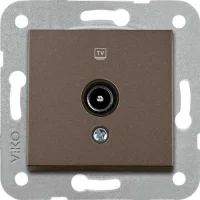 Artline 92605310 Novella/Trenda Antrasit Tv Priz Kapak (Mekanizma Hariç) - 1