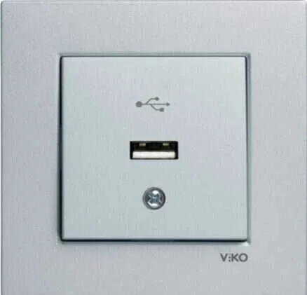 Artline 92605315 Novella/Trenda Antrasit Usb Konnektör Kapak (Mekanizma Hariç) - 1