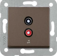 Artline 92605337 Novella/Trenda Antrasit Müzik Yayın Prizi Kapak (Mekanizma Hariç) - 1