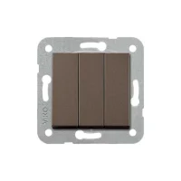 Artline 92605368 Novella/Trenda Antrasit Üçlü Anahtar Düğme - 1