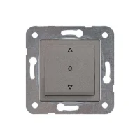 Artline 92605372 Novella/Trenda Antrasit Tek Düğmeli Jaluzi Düğme - 1