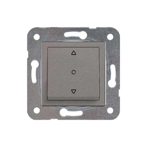 Artline 92605372 Novella/Trenda Antrasit Tek Düğmeli Jaluzi Düğme - 1