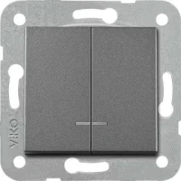 Artline 92605450 Novella/Trenda Füme Işıklı Komütatör Düğme - 1