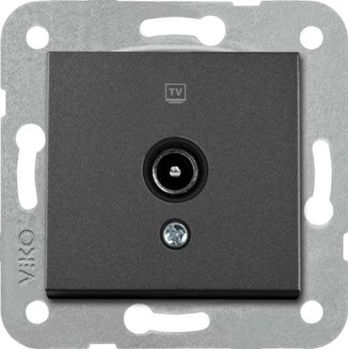 Artline 92605510 Novella/Trenda Siyah Tv Priz Kapak (Mekanizma Hariç) - 1