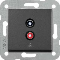 Artline 92605537 Novella/Trenda Siyah Müzik Yayın Prizi Kapak (Mekanizma Hariç) - 1