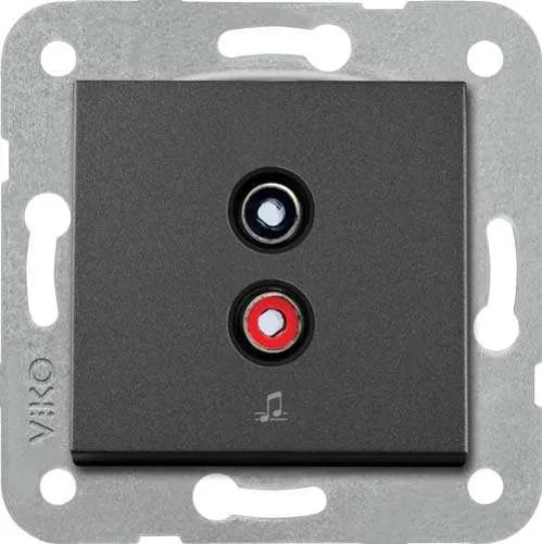 Artline 92605537 Novella/Trenda Siyah Müzik Yayın Prizi Kapak (Mekanizma Hariç) - 1