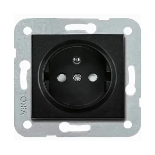 Artline 92605545 Novella/Trenda Siyah Ups Priz Çocuk Korumalı Kapak (Mekanizma Hariç) - 1