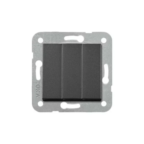 Artline 92605568 Novella/Trenda Siyah Üçlü Anahtar Düğme - 1