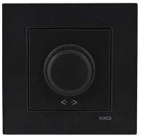 Artline 92605584 Novella/Trenda Siyah Pr0 Dimmer/1-10V Düğme/Kapak (Mekanizma Hariç) - 1