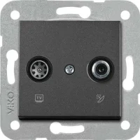 Artline 92605585 Novella/Trenda Siyah Tv-Sat Kapak (Mekanizma Hariç) - 1