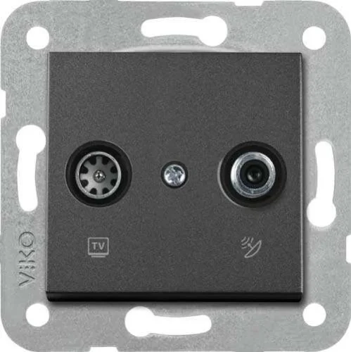 Artline 92605585 Novella/Trenda Siyah Tv-Sat Kapak (Mekanizma Hariç) - 1