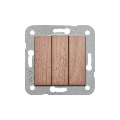 Artline 92615168 Novella/Trenda Ceviz Üçlü Anahtar Düğme - 1