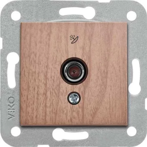 Artline 92615197 Novella/Trenda Ceviz F Konnektör Uydu Prizi Kapak (Mekanizma Hariç) - 1