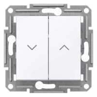 Schneider Electric EPH1370521 Asfora Jaluzi Anahtarı Beyaz Renk - Çerçevesiz - 1