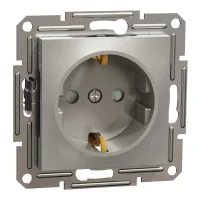 Schneider Electric EPH2900269 Asfora Plus Çocuk Korumalı Topraklı Priz 16A Bronz Renk - Çerçevesiz - 1