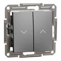 Schneider Electric EPH1300171 Asfora Plus Jaluzi Liht Buton Antrasit Renk - Çerçevesiz - 1