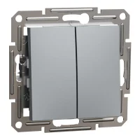 Schneider Electric EPH0300162 Asfora Plus Komütatör Çelik Renk - Çerçevesiz - 1
