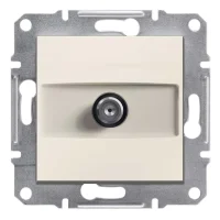 Schneider Electric EPH3770123 Asfora Sonlu Sat Prizi 1Db Krem Renk - Çerçevesiz - 1