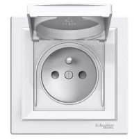 Schneider Electric EPH2800621 Asfora - Ups Priz 16A IP44 - Beyaz Renk - Çerçevesiz - 1