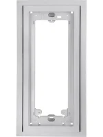 Audio 1284 Işıklı Sıva Üstü Panel Altlığı Gümüş (Mavi Işıklı) - 1