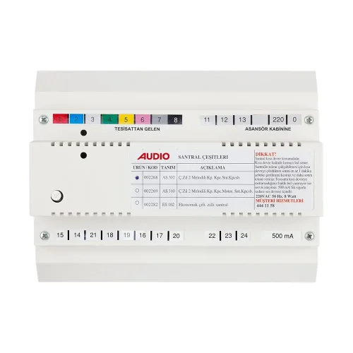 Audio 2268 As 302 Kapıcılı Çift Zilli Melodili Santral - 1