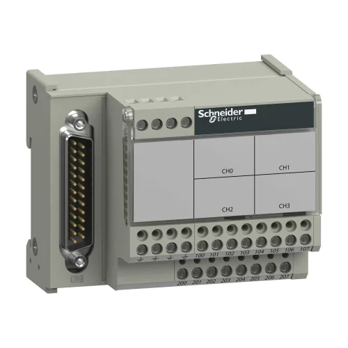 Schneider Electric ABE7CPA412 Bağlantı Alt Tabanı Abe7 - 4 Termokuplörün Dağıtımı İçin - 1