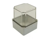 Bemis BB1-0521-0063 Şeffaf Vidalı Kapak IP44 Plastik Buat (120x120x140) - 1