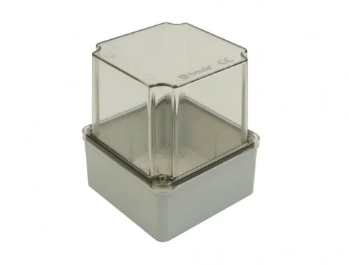 Bemis BB1-0521-0063 Şeffaf Vidalı Kapak IP44 Plastik Buat (120x120x140) - 1