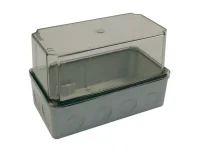 Bemis BB1-0621-0066 Şeffaf Vidalı Kapak IP67 Plastik Buat 120x224x140 - 1