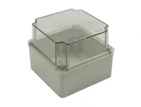 Bemis BB1-1121-0053 Şeffaf Vidalı Kapak IP44 Plastik Buat (110x110x100) - 1