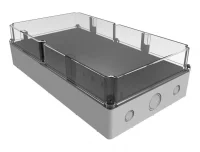 Bemis BB1-1221-0096 Şeffaf Vidalı Kapak IP67 Plastik Buat 300x535x150 - 1