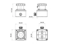 Bemis BC1-1504-7510 CEE Norm IP67 380V-450V Duvar Priz - BEMİS (1)