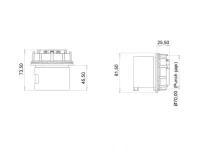 Bemis BC1-1505-2140 CEE Norm IP44 5/16A Somunlu Fiş - 2